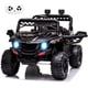 thumbnail image 4 of Historyli Auto eléctrico para montar: volante realista,asiento espacioso con cinturón de seguridad,espacio de almacenamiento independiente,neumáticos duraderos con amortiguadores y control remoto, 4 of 7