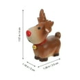 thumbnail image 2 of LAMIRO Micro Christmas Figurines Mini Christmas Village Accessories Assorted Color 1 Set, 2 of 7