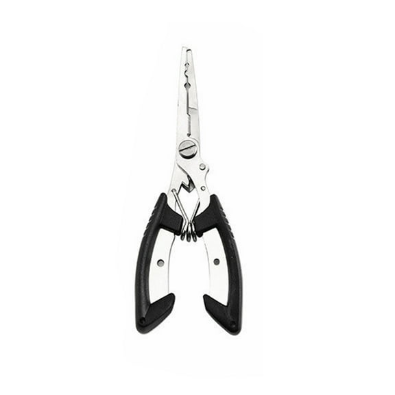 BE-TOOL Stainless Steel Fish Gripper Tool Fishing Pliers with Bag Fish Gripper Fish Holder Hook Removal Fish Holding Line Cutting Hook Breaking Bite Lead Pressing and Line Clamping