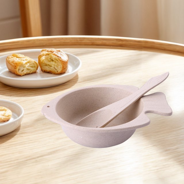 Pecera de plástico | Diseño ergonómico único | Vajilla duradera y fácil de limpiar | Llanta antiderrame volcada hacia arriba | Ligero | 15,7x12x12cm | Picnic Comedor Familiar | 1 pieza