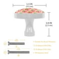 thumbnail image 3 of 4 Pcs Strawberry Knobs for Kitchen Cabinet Cupboard Dresser Bookcase Drawer Pulls Handles Round Home Decor, 3 of 5
