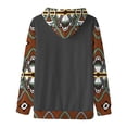 thumbnail image 3 of HUITKMM Sweat à Capuche Court Homme Décontracté Automne Hiver Manches Longues Imprimé Chandail en Molleton Blouse, 3 of 4