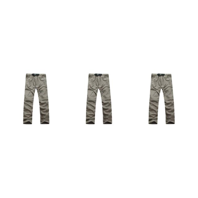 Qarigey Pantalones de verano para hombre Pantalones cortos de montaña desmontables a la moda Type1 NO1