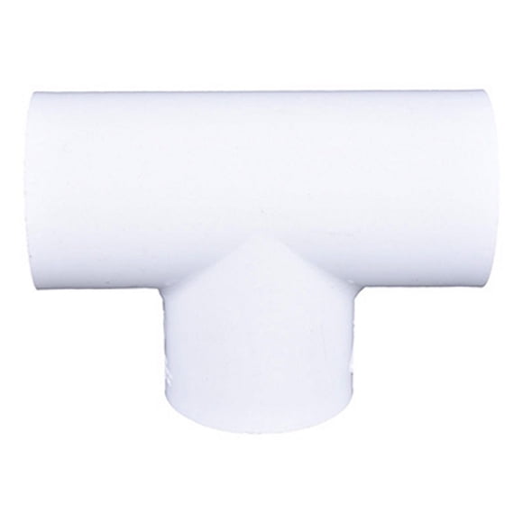 conexión t de pvc de 1 1/4 de pulgada blanco dura