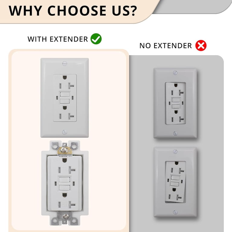 2-Gang BE2 Non-Metallic Electrical Power Outlet Box ExtenderETL Listed,Electr 2-Gang BE2 Non-Metallic Electrical Power Outlet Box ExtenderETL Listed,Electr