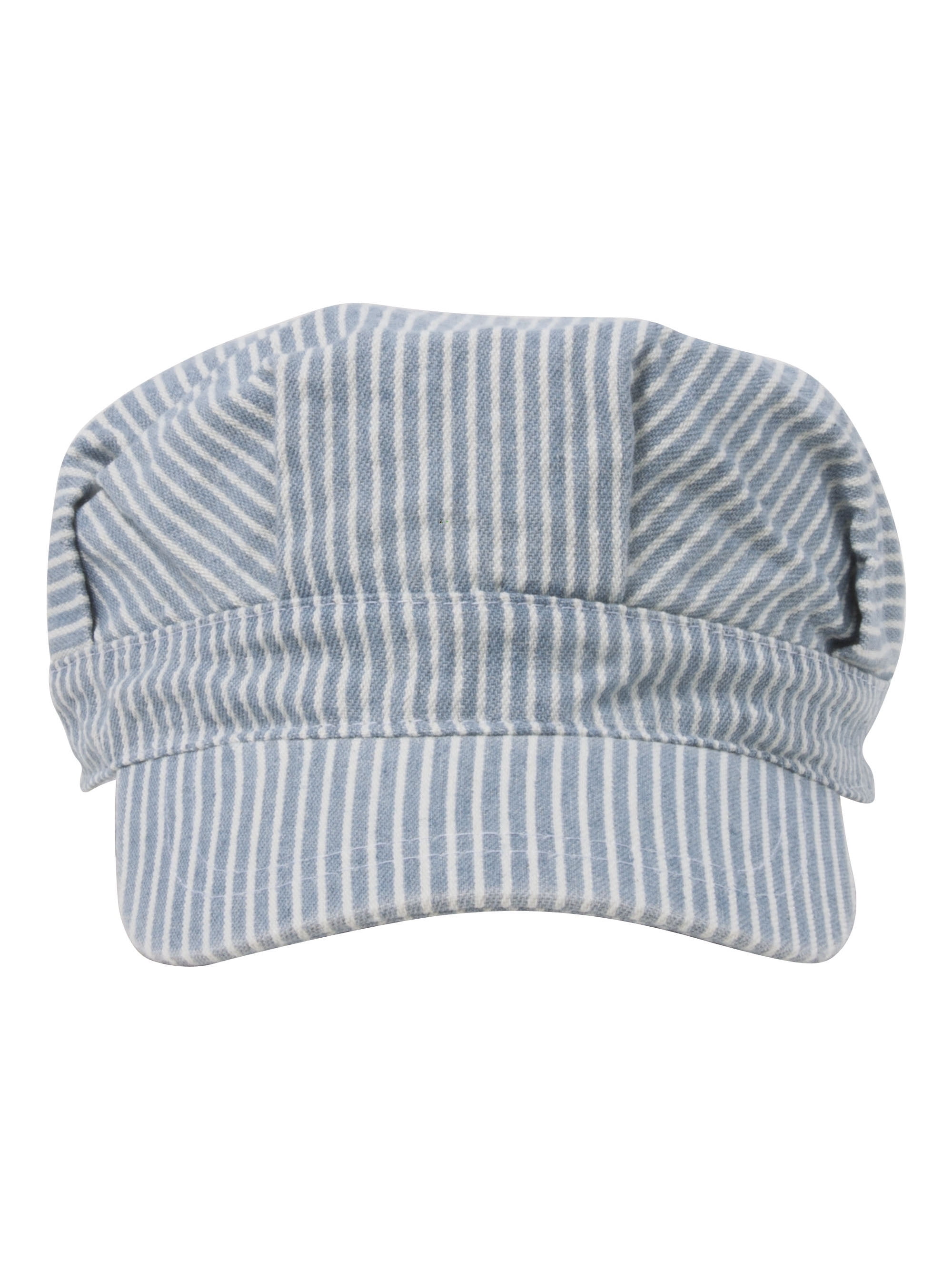 Conductor's Cap Light Blue Stripe, Adult