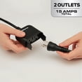 thumbnail image 3 of Monster Smart Dual Outdoor Plug with Wi-Fi, Weather-Resistant, 2 Outlets Compatible with Alexa & Google Home, 3 of 9
