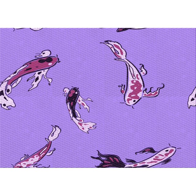 Ahgly Company Machine Washable Indoor Rectangle Transitional Bright Lilac Purple Area Rugs, 7' x 10'