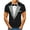 Gray, variant on AOOCHASLIY Mens T-shirts Short Sleeve Clearance Men Trendy Casual 3D Digital Printing Sports Short Sleeve Summer Casual Tops