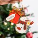 thumbnail image 2 of Christmas Wooden Pendants Cute Xmas Tree Hanging Ornaments DIY Resin Crafts for Home Christmas Party New Year Gifts Decorations, 2 of 5