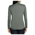 thumbnail image 2 of Yellow Rooster Women's PosiCharge Competitor 1/4-Zip Pullover Grey Concrete 3XL, 2 of 8