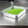 thumbnail image 2 of Soro Essentials- Half Size 2-1/2" Deep 24 Gauge Stainless Steel Anti-Jamming Steam Pan- Restaurant Steam Table Pan Commercial Catering Food Pan for Commercial Kitchen Supplies, 2 of 5