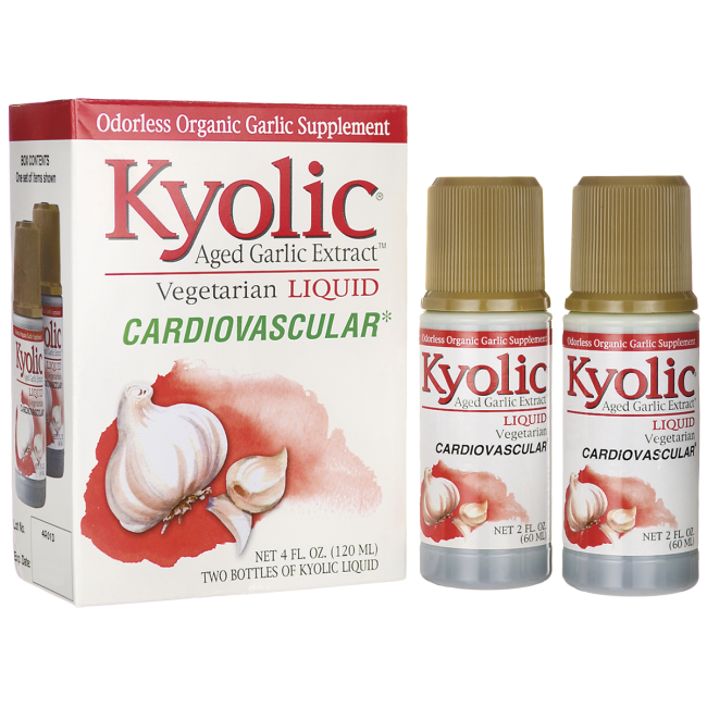 Kyolic Aged Garlic Extract Vegetarian Liquid Cardiovascular 4 fl oz