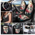 thumbnail image 2 of KUIFORTI Peony Print Car Seat Cover Set Wear-Resistant 15 Pack Automotive Front Seat & Bench Back Seat Cover Comfortable Breathable All-Season Protection for Truck SUV, 2 of 7