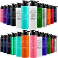 thumbnail image 1 of Botella Bokon deportiva a prueba de fugas, aluminio, 750 ml, paquete de 24 unidades, 1 of 6