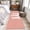 Pink, variant on Runner Rug 2 x 6 Ft, Easter Bunny Washable Non-Slip Floor Mat for Kitchen Hallway/Entryway, Cute Rabbit Family Vintage Pink Abstract Long Kitchen Runner Area Rugs for Living Room, Low-Profile