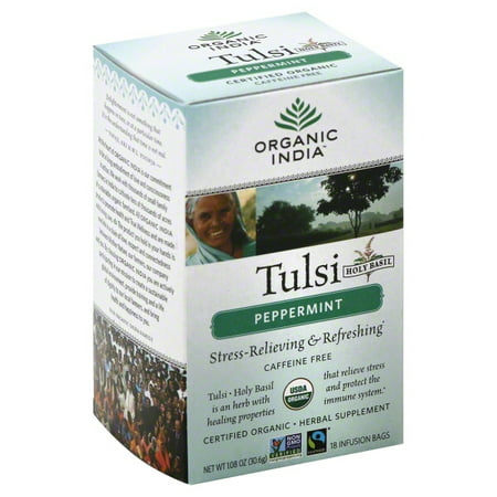 Organic India Organic India  Tulsi Tea, 18 ea (Best Tea Company In India)