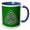 Blue/White, variant on 3drose, Triquetra Knot with Interlaced Circle 2, 11oz Mug