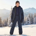 thumbnail image 6 of ATOGUTA Kids Ski Pants Warm Fleece Windproof Water Proof Outdoor Hiking Ski Pants Size 6-17, Navy, 6 of 6
