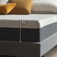 thumbnail image 6 of Glacier Silk 10" Luxury Gel & Memory Foam Mattress- Arctic Breeze Cooling Fabric,PermaCold Gel, SmartFoamHD, CeriPUR-US Certified, Made in USA, FIRM, 6 of 9