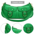 thumbnail image 2 of Women Clutch Bag Large Capacity PU Simple Female Commuter Handbag (White), 2 of 8