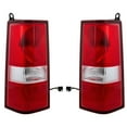 thumbnail image 2 of New Pair Tail Lights Compatible With Chevrolet Express 3500 LS Standard Passenger Van 4 Door 4.8L 2017 2018 2019 2020 2021 2022 2023 By part number 84639024 84639023 GM2800214 GM2801214, 2 of 8