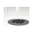 thumbnail image 4 of Westbrass D206B-50 4-1/4" Brass Key Compression Shower Drain, Powder Coat White, 4 of 11