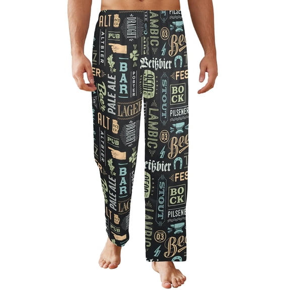 Men's Sleeping Pajama Pants – Beer-Fan - Men's Pajamas - M