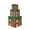 B, variant on HCTSHG Desk Ornaments, Home Décor Accents, 3Pcs Boxes Plaid Christmas Nesting Boxes with Lids In 3 Assorted Sizes for Holiday Decorative Wrapping Decorations Accessories