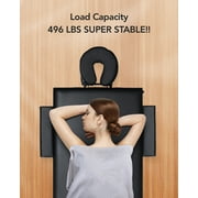 Naipo Portable Massage Table Massage Bed Lash Bed Spa Bed Tatto Table Adjustable Height 9 Levels Maximum Weight 496LB 2 Wood