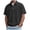 Black, variant on Polo Tees for Men Mens Knit Polo Shirt Short Sleeve Knit Shirt Texture Knitted Polo Size L(Sky Blue, L)