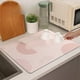 thumbnail image 4 of Alfombrilla absorbente de diatomita para encimera de baño, alfombrilla de drenaje, bandeja para taza de tocador, mantel individual para fregadero de cocina, fácil de limpiar, 15,7 x 11,8 pulgadas, 4 of 6