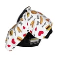 thumbnail image 3 of Sigee Fast Food Print Multi-use Stretchy Baby Car Seat Cover - Nursing Breastfeeding Canopy, Infant Stroller and High Chair Cover, 3 of 9
