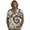 Abstract Tie-dye, variant on Xixirimido Red Tie-dye Print Men's Relaxed Fit Linen Shirt, Cuban Collar Short Sleeve Breathable Casual Summer Vacation Shirt, Large