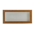 thumbnail image 3 of 14x28 Shadow Box Frame Light Brown Wood | With a 3/4" Usable Display Depth | Includes a White Real, 3 of 6