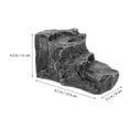 thumbnail image 4 of WHAMVOX Durable Grey Resin Turtle Basking Platform MultiFunctional for Aquatic Pets Easy Clean 11.5 x 7.5 Inches, 4 of 4