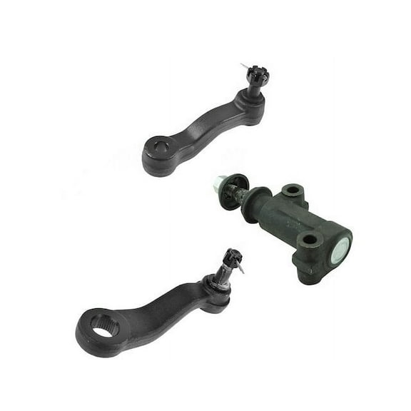 Idler Arm and Pitman Arm Kit 3 Piece - Compatible with 2007 Chevy Silverado 1500 Classic 4WD