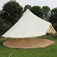 thumbnail image 3 of Latourreg Outdoor Safari Waterproof Oxford Bell Tent 13.1ft(4Meter) Bell Tent Glamping Yurt Tent with Detachable Groundsheet, 3 of 6