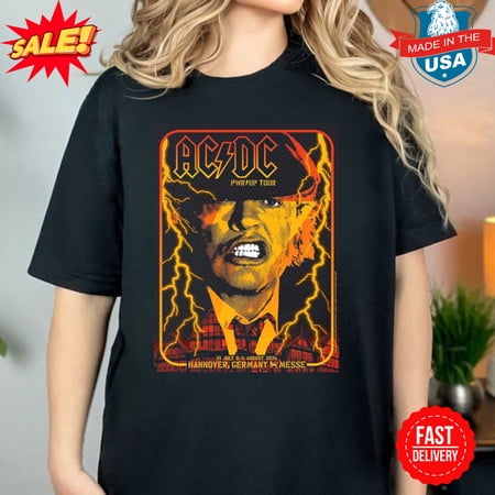 ACDC Hannover Germany Messe PWR UP Tour 2024 On July 31th And August 4th T-Shirt
