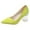 Green, variant on Women Casual Shoes Fashion Spring and Summer New Pattern Simple Solid Pointed Toe Square Heel Comfortable High Heels