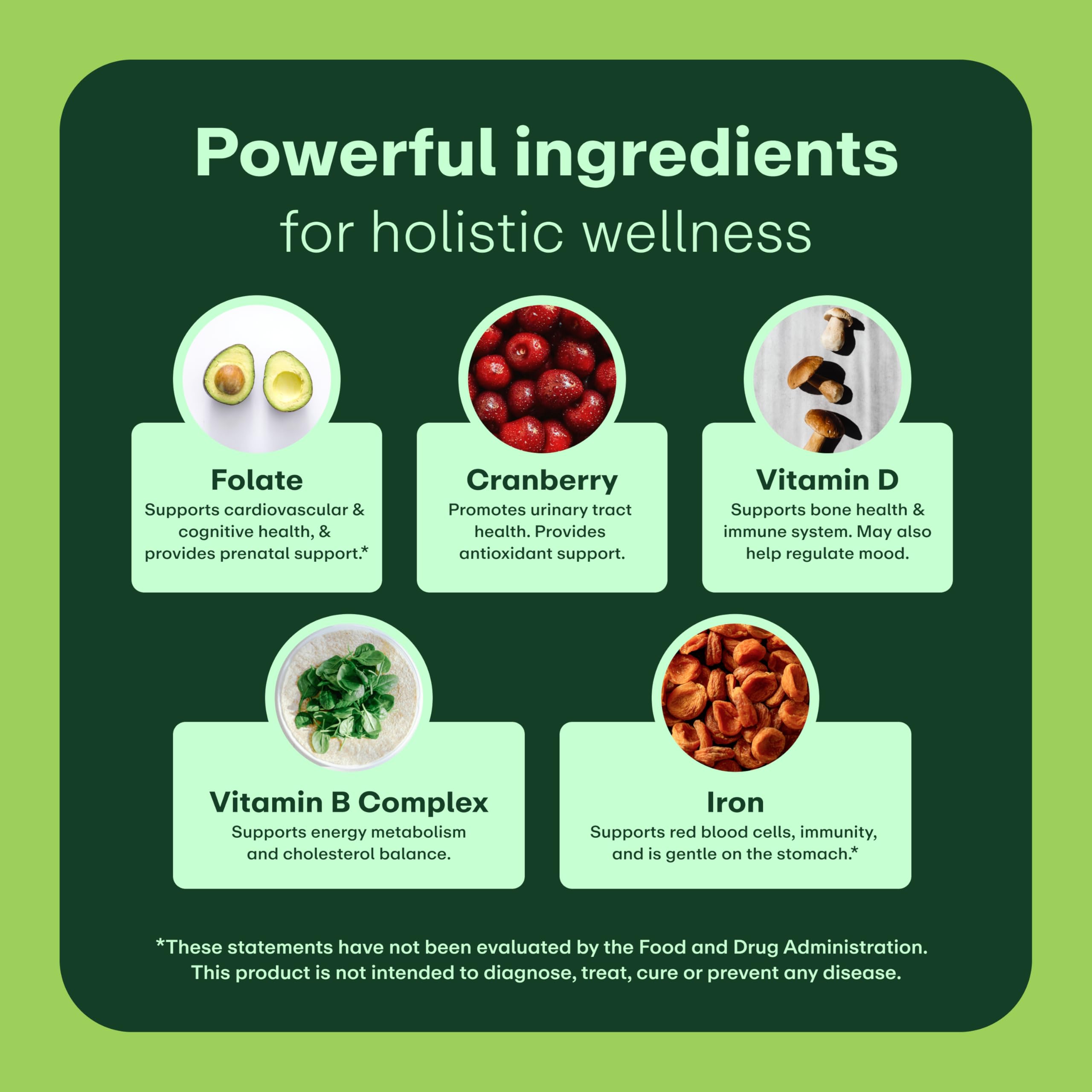WellWithAll Women’s Multi | Essential Vitamins, Minerals & Iron | 60 Tablets