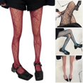 thumbnail image 2 of Women Patterned Tights Fishnet Stocking Butterfly Pattern Leggings Net Pantyhose, 2 of 16