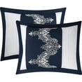 thumbnail image 2 of Nanshing Ronny 6-Piece Comforter Set, Navy, Queen Size, 2 of 4