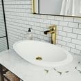 thumbnail image 3 of VIGO Amada Single Handle Single-Hole Bathroom Vessel Faucet in Matte Brushed Gold, 3 of 11