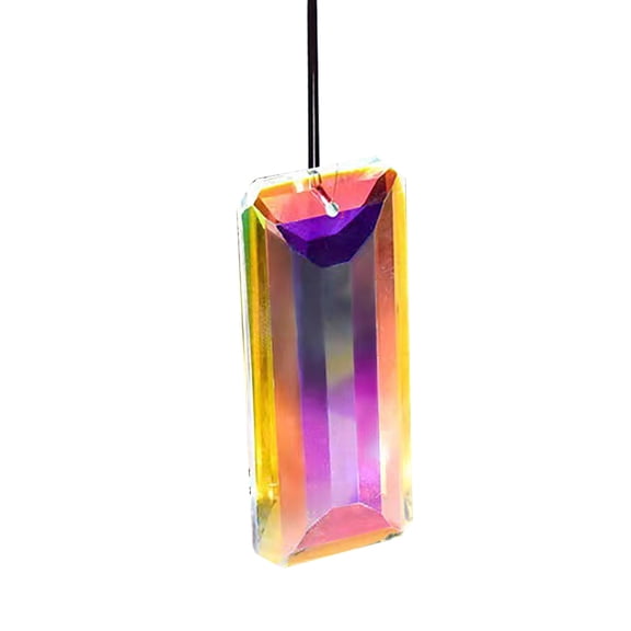 Selrti Faux Sun Catcher Decoration Indoor Outdoor Home Office Garden Window Hanging Prism Rainbow Maker Ornament Pendant