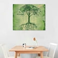 thumbnail image 2 of Orinice Roots Fine Art Aesthetic Poster & Print Wall Painting for Home Office Decor Canvas Print Living Room Bedroom 16x12in, 2 of 6