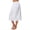 White, variant on Half Slips for Women - Underskirt Dress Extender with Lace Trim, Knee Length