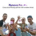 thumbnail image 3 of Flynova Pro Flying Ball Boomerang Spinner Dynamic RGB Lights with Stick Control (Pink ball + Stick), 3 of 8