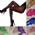 thumbnail image 3 of TELOLY 2026 New Seamless Women Pantyhose Rhinestone Pantyhose Ultra-Thin Fishnet Stockings for Party Club for Evening,Dance,Cosplay,Costume,Fashion, 3 of 7