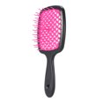 thumbnail image 3 of Graflsoa Ergonomic Paddle Hair Brush for Detangling, Scalp Massage, and Smooth Styling - Dark Pink, Dry & Wet Use, Anti-Static, Non-Slip Handle, Lightweight Design, 3 of 3